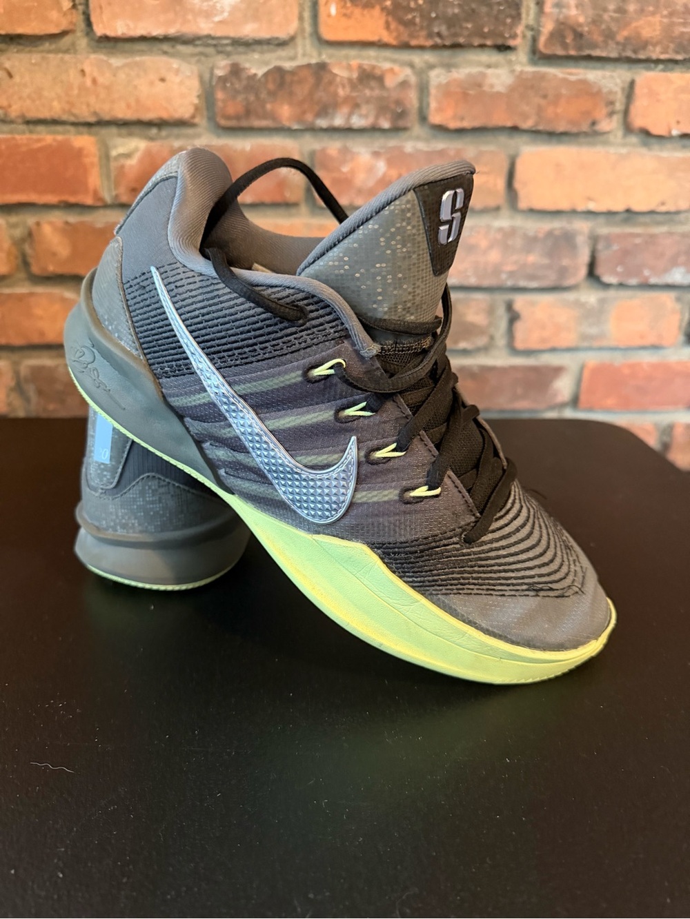 Nike Sabrina 3 Gray and Neon Yellow Athletic Training Shoes